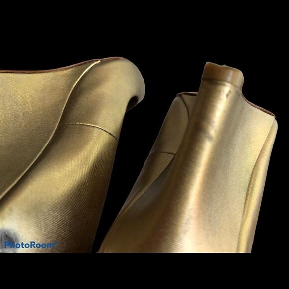 Cole Haan Gold Wedges 7M - Picture 9 of 16